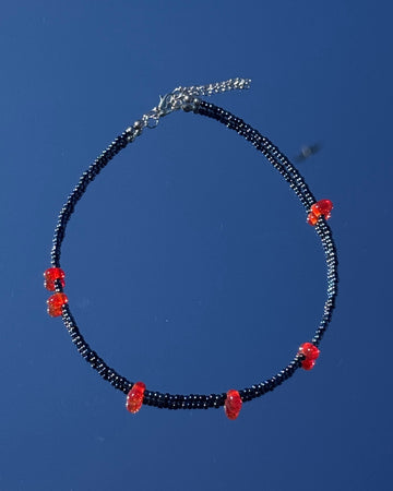 Necklace Black Bee