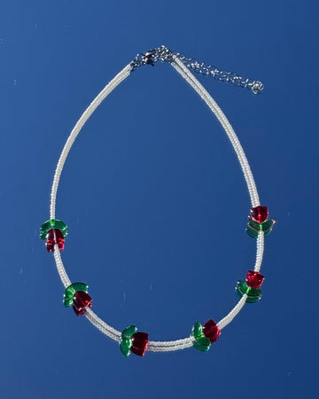 Necklace Tulip Red