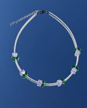 Necklace Tulip Lilac