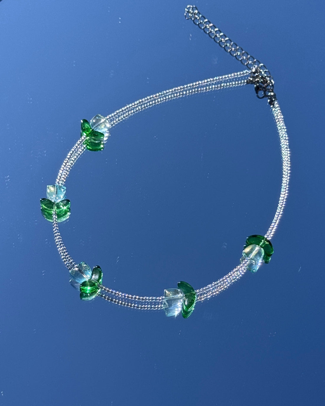 Necklace Tulip Blue