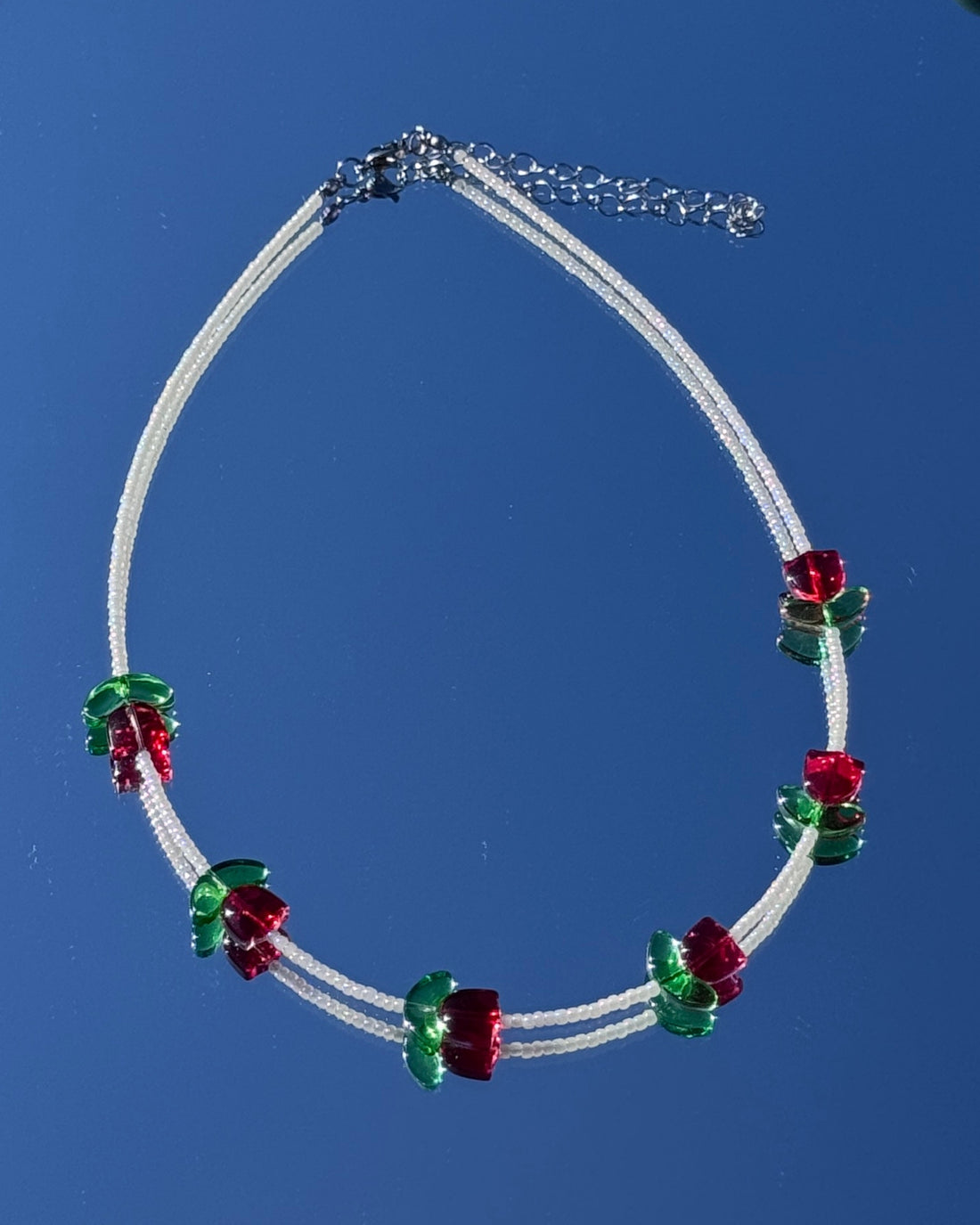 Necklace Tulip Red