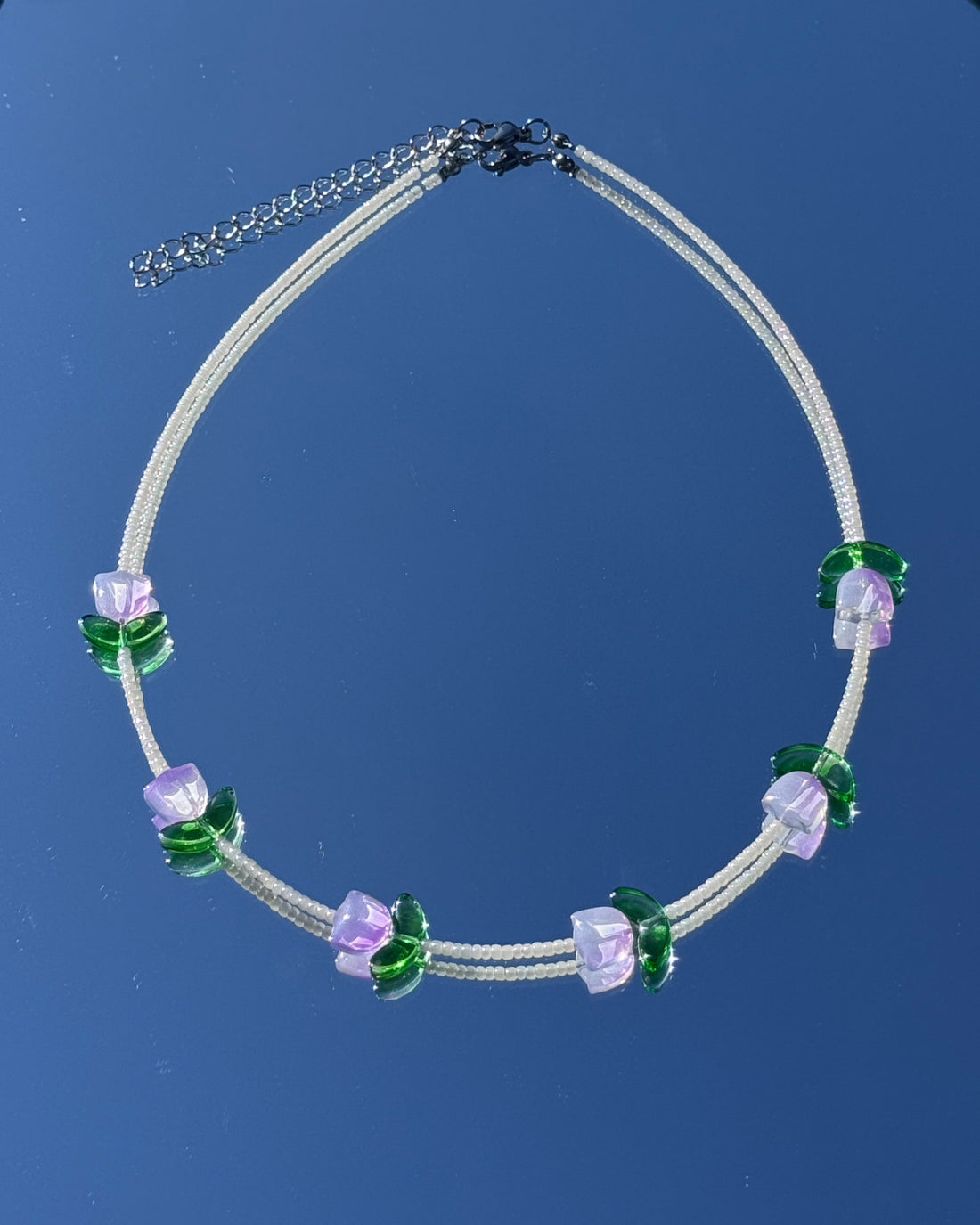 Necklace Tulip Lilac