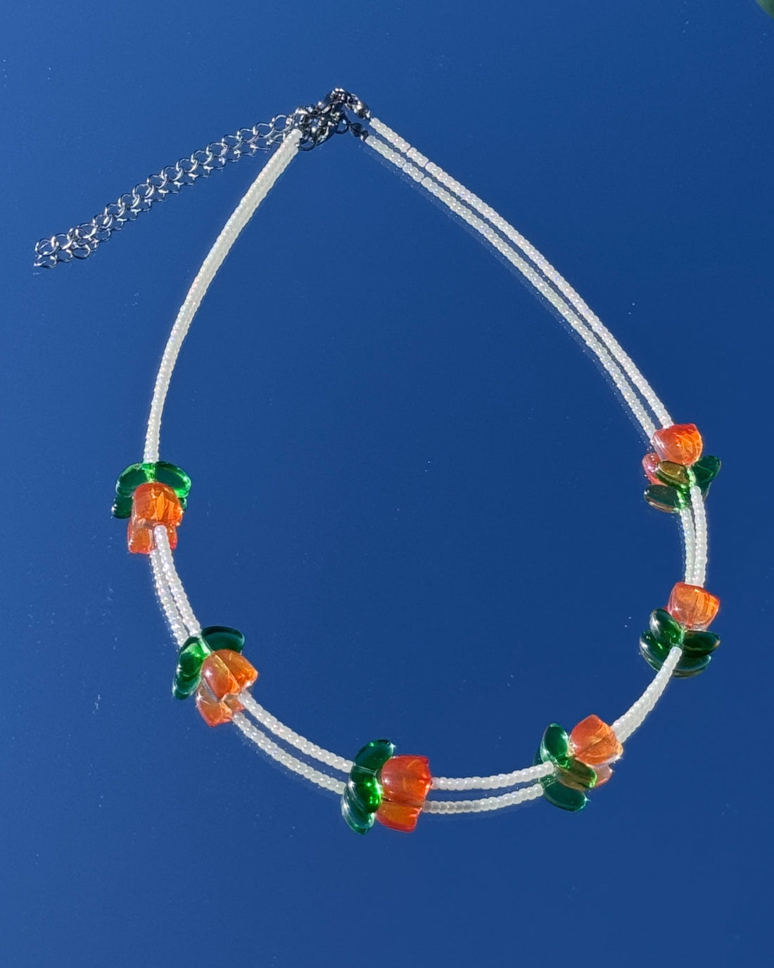 Necklace Tulip Orange