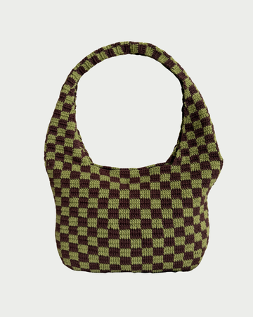 Medium Poppies Olive Drip (Cotton)