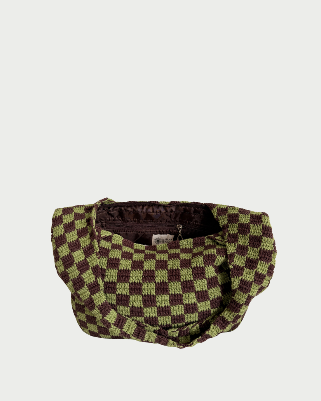 Medium Poppies Olive Drip (Cotton)