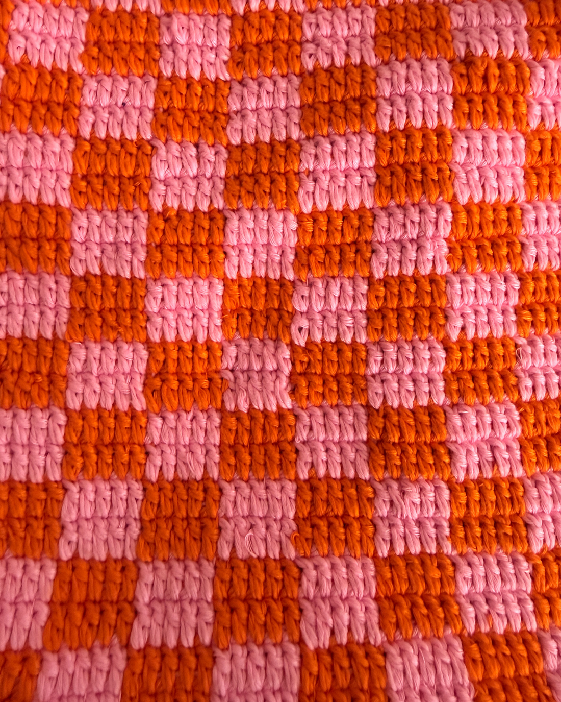 Medium Poppies Coral Sunset (Cotton)