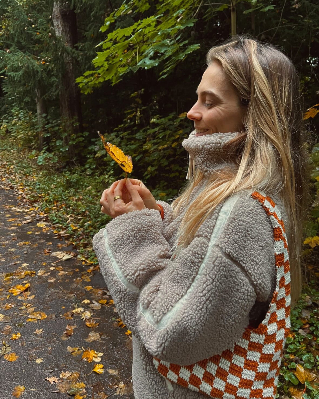 Mini Poppies Cherry Blossom Zipper