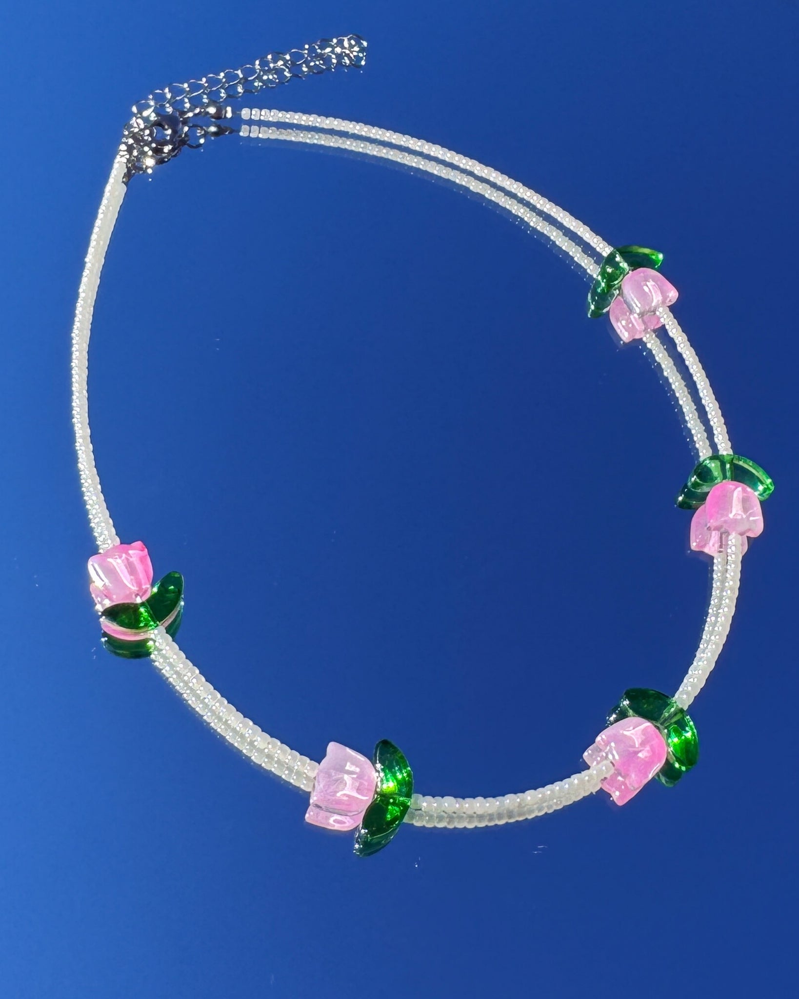 Necklace Tulip Pink