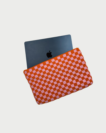 *PRE ORDER* Laptop Case Poppies Coral Sunset