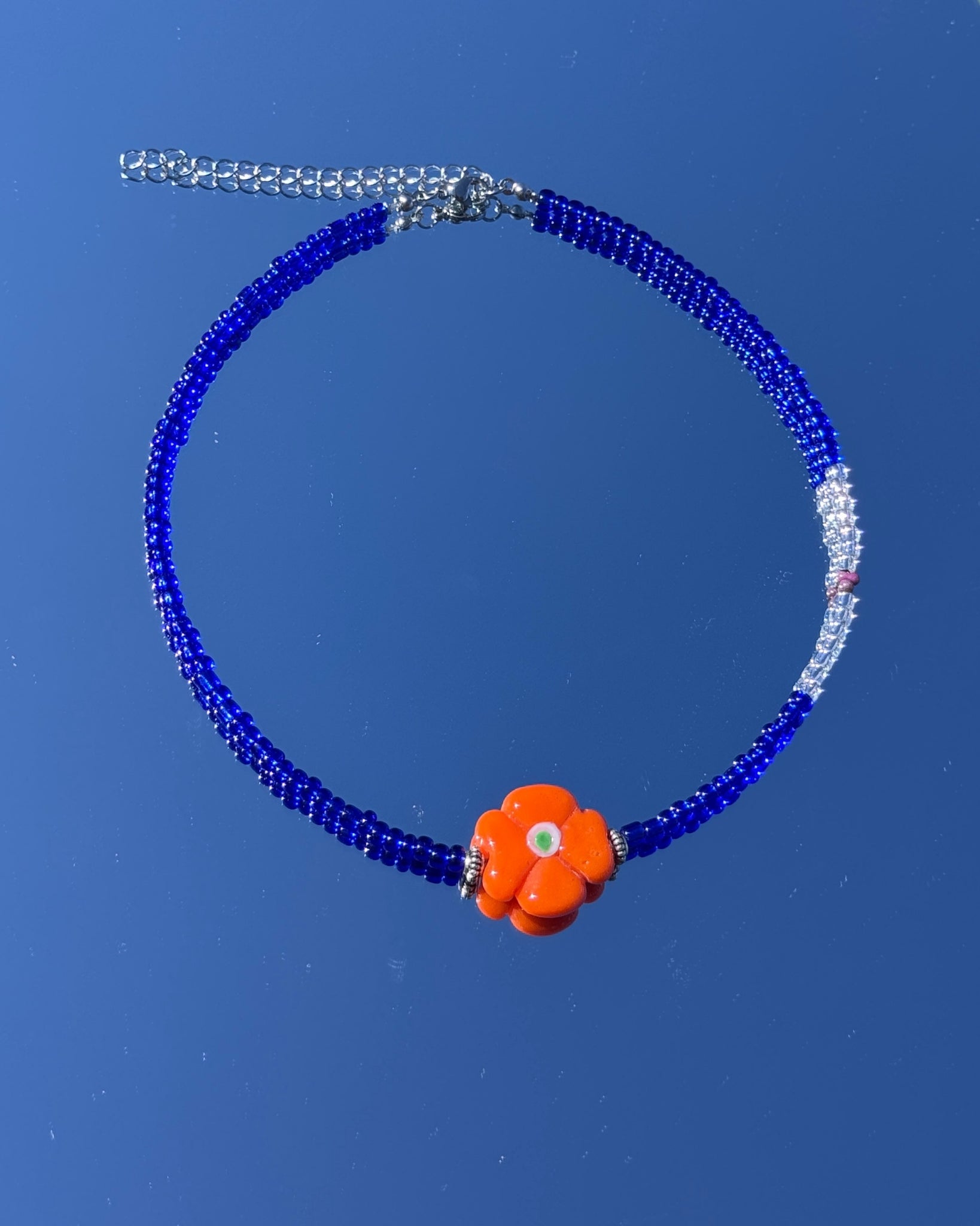Necklace Electric Blue