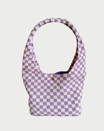 Medium Poppies Lilac Zipper